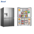 Smad OEM LED Lighting Inverter Stainless Steel French Door Refrigerator with 4 Doors